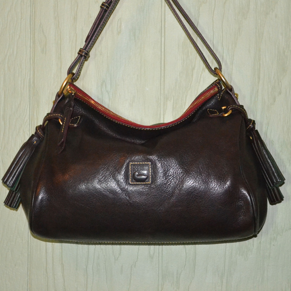 Dooney & Bourke Handbags - Dooney & Bourke Tmoro Florentine Hobo Bag EUC